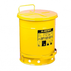 JUSTRITE 09301, CAN, OWC W/FOOT CVR, 10G, YEL
