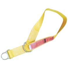 MSA 10037533, Anchorage Connector Strap,  Yellow Nylon,  Double D-ring,  12'