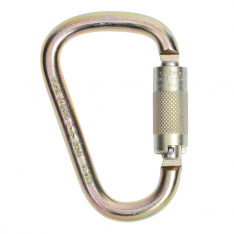 MSA 10129888, CARABINER, STEEL, 1" GATE, 3600 LB
