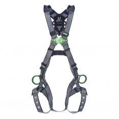MSA 10195109, V-FIT Harness, Extra Small, Back & Hip D-Rings, Tongue Buckle Leg Straps