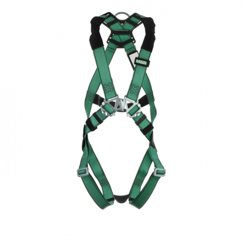 MSA 10197198, V-FORM Harness, Super Extra Large, Back D-Ring, Qwik-Fit Leg Straps