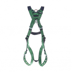 MSA 10206066, V-FORM Harness, Standard, Back & Chest D-Rings, Tongue Buckle Leg StrapsQuick Connect