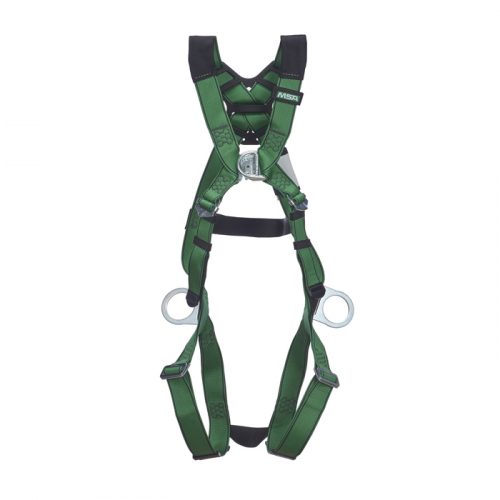 MSA 10206082, V-FORM Harness, Standard, Back, Chest & Hip D-Rings, Qwik-Fit Leg Straps Quick Connect