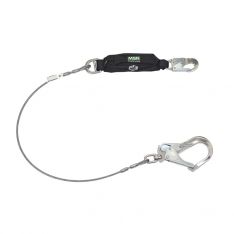 MSA  10213785, MSA Leading Edge Lanyard, Single leg, Large Aluminum Swivel Snaphook