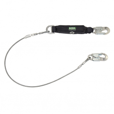MSA  10213787, MSA Leading Edge Lanyard, Single leg, Small Aluminum Snaphook