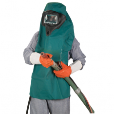 MSA 468722, RESPIRATOR, ABRASI-BLAST, SHOULDER STYLE, ULTRAVUE FACEPIECE