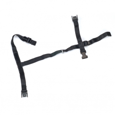 MSA 804629, Chinstrap, 3-pt, 3/4" nylon webbing, for Vanguard helmets only
