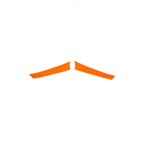 MSA GA1136-RL, Stickers F1XF, red, orange, L