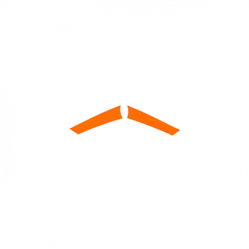 MSA GA1136-RM, Stickers F1XF, red, orange M