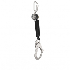 MSA-VTOHW-011-DA-A, V-TEC PFL, 6', single-leg, AL36CL large aluminum snaphook, aluminum triple actio