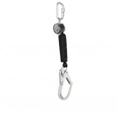 MSA VTOHW-011-DF-A, V-TEC PFL, 6', single-leg, 36CL large steel snaphook, aluminum triple action car
