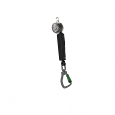 MSA VTOHW-011-ZC-A, V-TEC PFL, 6', single-leg, aluminum triple action swivel carabiner, ANSI Z359.14