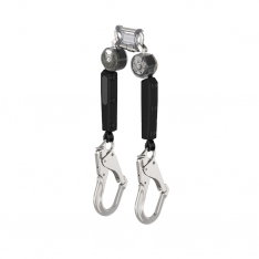 MSA VTOHW-012-RA-A, V-TEC PFL, 6', twin-leg, AL36CL large aluminum snaphook, twin link triple action