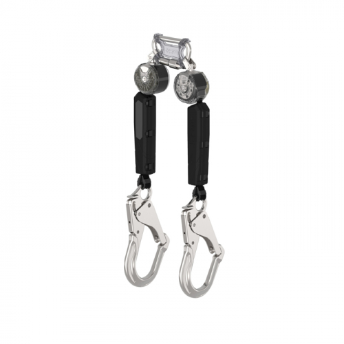 MSA VTOHW-012-RA-A, V-TEC PFL, 6', twin-leg, AL36CL large aluminum snaphook, twin link triple action