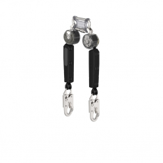 MSA VTOHW-012-RB-A, V-TEC PFL, 6', twin-leg, 36C snaphook, twin link triple action carabiner (top),