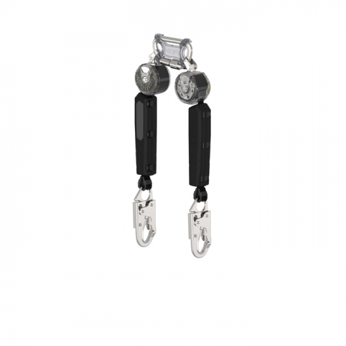 MSA VTOHW-012-RB-A, V-TEC PFL, 6', twin-leg, 36C snaphook, twin link triple action carabiner (top),