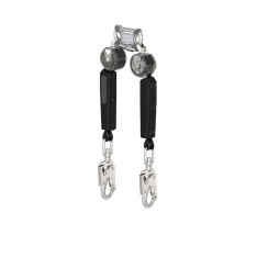 MSA VTOHW-012-RE-A, V-TEC PFL, 6', twin-leg, 36CS swivel snaphook, twin link triple action carabiner