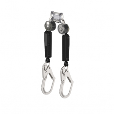 MSA VTOHW-012-RF-A, V-TEC PFL, 6', twin-leg, 36CL large steel snaphook, twin link triple action cara