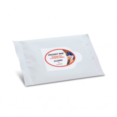 Allegro Industries 1001-20PP, Alcohol Respirator Cleaning Wipes Pocket Pak (20/Pak)