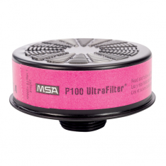 MSA 10010420, CARTRIDGE, U-FILTER, ROUND, P100, 6/PKG