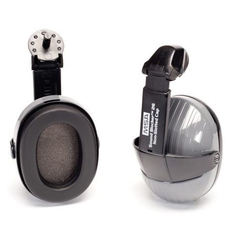 MSA 10022021, EarMuffs, SoundBlocker Cap-Mounted, Passive, 26 dBA, for MSA Non-Slotted Caps