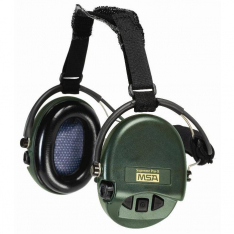 MSA 10110014, HEADSET, SUPREME  PRO-X, WITH BLACK NECKBAND, GREEN CUPS