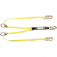 MSA 10113162, LANYARD, SHOCK ABSORBING, WORKMAN, TWIN LEG, TIEBACK, SM