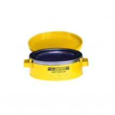 JUSTRITE 10291, 2 QT BENCH CAN YELLOW