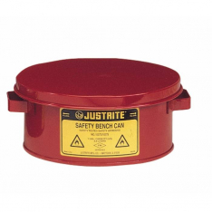 JUSTRITE 10375, CAN, BENCH W/O BSKT, 1G, RED