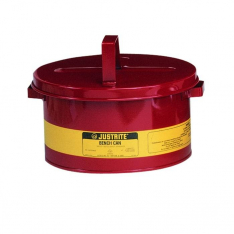 JUSTRITE 10575, CAN, BENCH , STEEL, 2G, RED