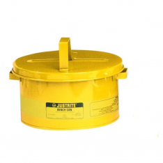 JUSTRITE 10578, 2 GAL BNCH CAN W/OUT BSKT YELL