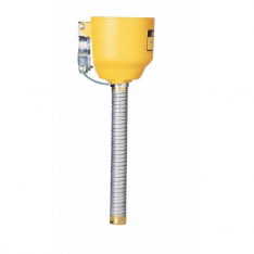 JUSTRITE 11089, FUNNEL W/HSE F/STEEL CANS 1"OD
