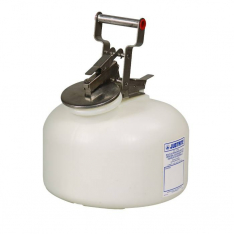JUSTRITE 12762, CAN ACID POLY W/SS 2G WHT