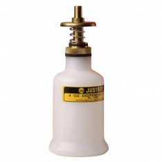 JUSTRITE 14002, 4 OZ DISPENSER W/BRASS HEAD