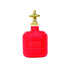 JUSTRITE 14004, CAN, DISPENSER, 8OZ, POLY, RED