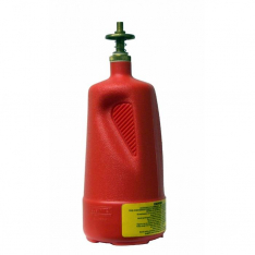 JUSTRITE 14010, CAN, DISPENSER, 1QT, POLY, RED