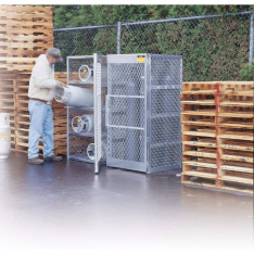 JUSTRITE 23006, CYLINDER LOCKER, 10 VERTICAL