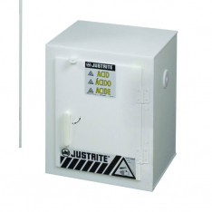 JUSTRITE 24004, CABINET, ACID, POLY, CTOP, WHT