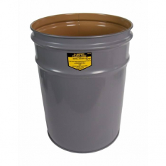 JUSTRITE 26040, CAN, CF DRUM ONLY, 4.5G, GRAY