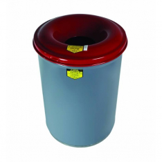 JUSTRITE 26412, CAN, CF DRUM W/HEAD, 12G GRAY