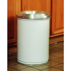 JUSTRITE 26606W, CAN, CF DRUM W/HEAD, 6G, WHT