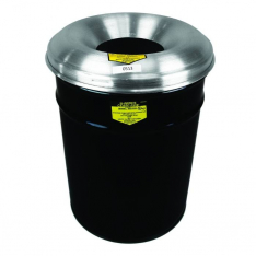 JUSTRITE 26615K, CAN, CF DRUM W/HEAD, 15G, BLK