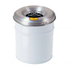 JUSTRITE 26626W, CAN, CF BUTT REC W/HEAD 6G WHT