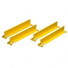 JUSTRITE 29985, DIVIDERS F/SHLF, SET/4, 14" YL