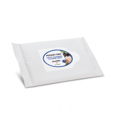 Allegro Industries 3001-20PP, Alcohol-Free Respirator Cleaning Wipes Pocket Pak (20/Pak)