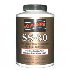 JET-LUBE 12504, SS-30 1LB PURE COPPER HI-TEMP ANTI SEIZE