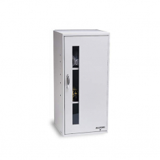 Allegro Industries 4200, Generic One Door, White Storage Wall Case w/ Label Kit