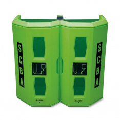 Allegro Industries 4350, High-Viz Green Heavy Duty SCBA Dual  Wall Case