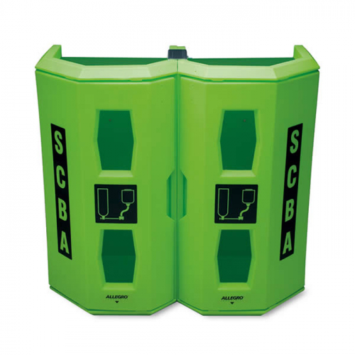 Allegro Industries 4350, High-Viz Green Heavy Duty SCBA Dual  Wall Case