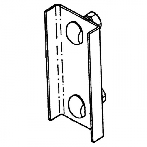 MSA 506329, DYNA-GLIDE RAIL CONNECTOR ASSEMBLY, GALVANIZED